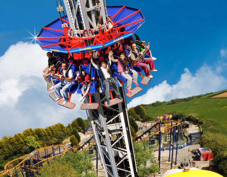 Skyraker at Flambards Theme Park, Helston, Cornwall